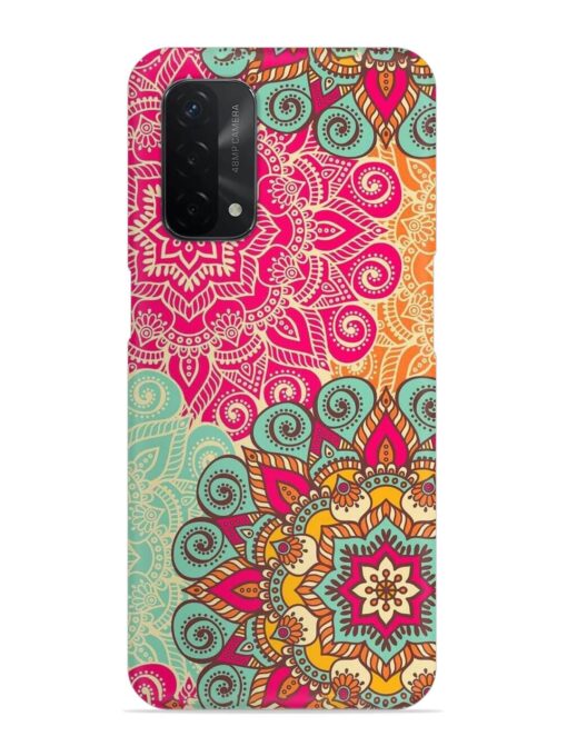 Mandala Seamless Snap Case for Oppo A74 (5G) Zapvi