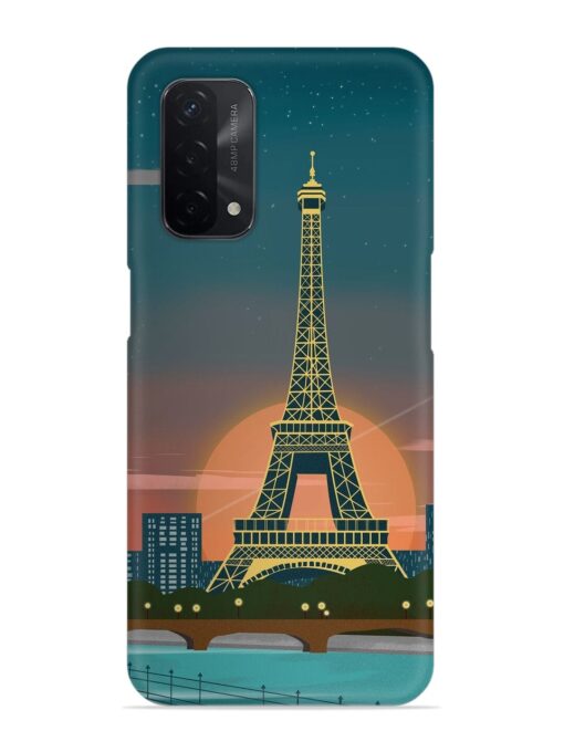 Scenery Architecture France Paris Snap Case for Oppo A74 (5G) Zapvi