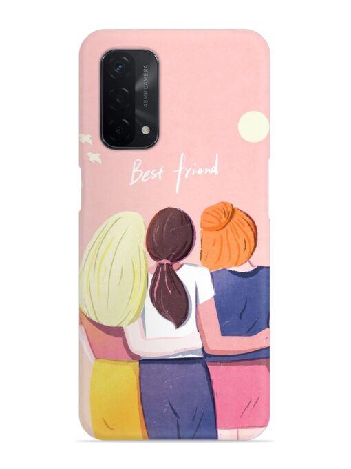 Friendship Day Snap Case for Oppo A74 (5G) Zapvi