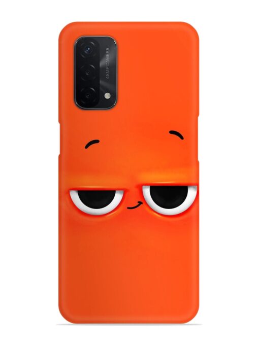 Smiley Face Snap Case for Oppo A74 (5G) Zapvi