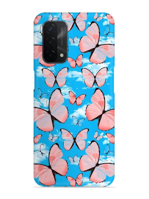 Seamless Pattern Tropical Snap Case for Oppo A74 (5G) Zapvi