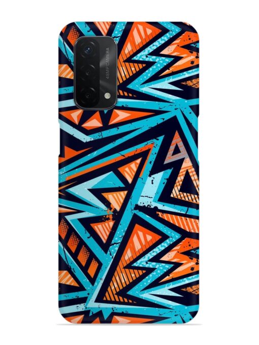 Abstract Seamless Grunge Snap Case for Oppo A74 (5G) Zapvi