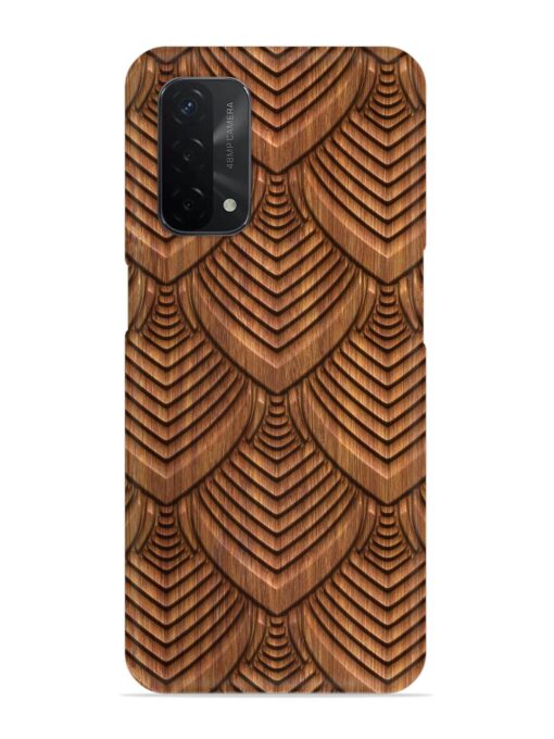 Carved Pattern On Snap Case for Oppo A74 (5G) Zapvi