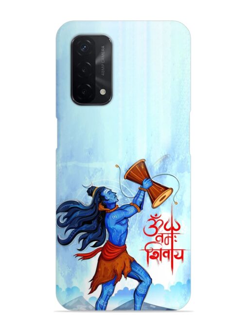 Illustration Lord Shiva Snap Case for Oppo A74 (5G) Zapvi