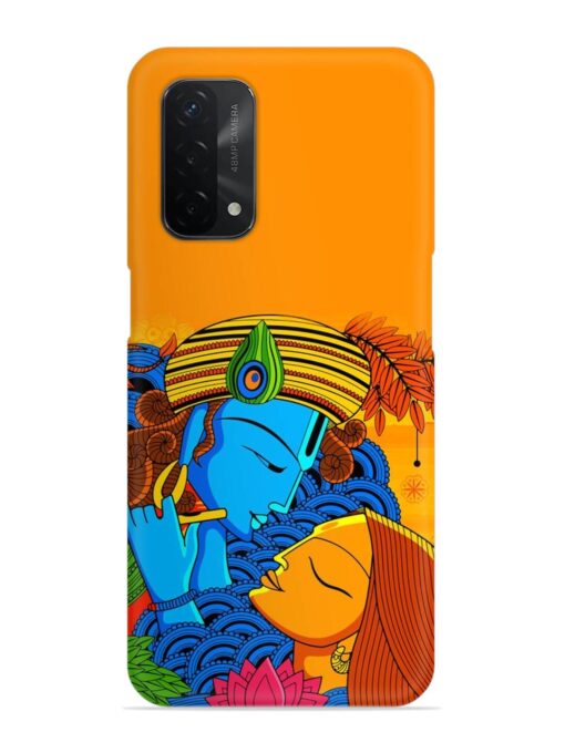 Illustration Hindu Goddess Snap Case for Oppo A74 (5G) Zapvi