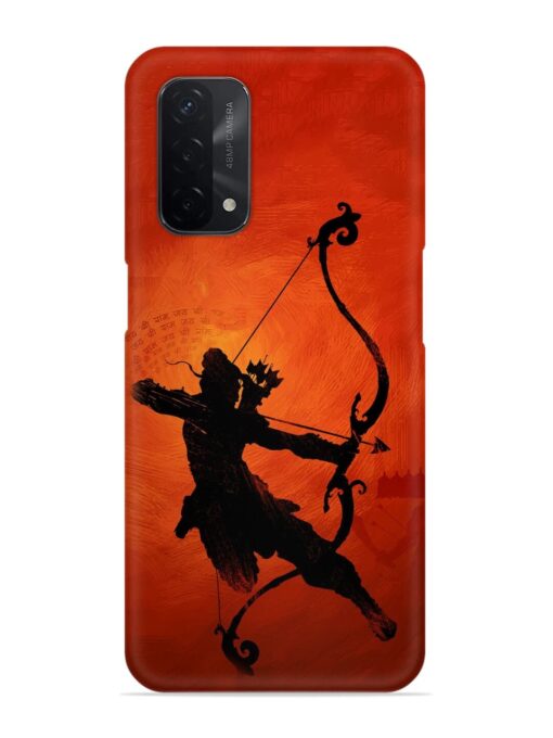 Illustration Lord Rama Snap Case for Oppo A74 (5G) Zapvi