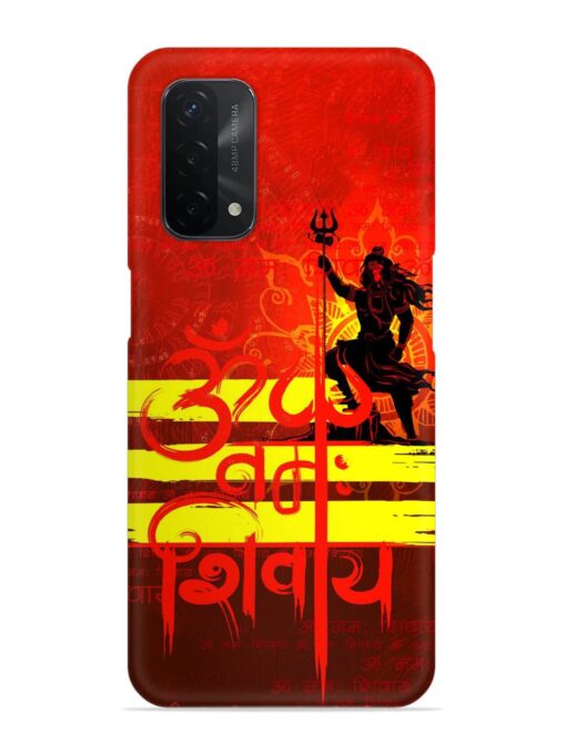 Illustration Lord Shiva Snap Case for Oppo A74 (5G) Zapvi