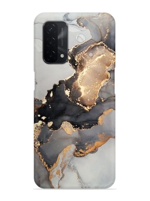 Luxury Abstract Fluid Snap Case for Oppo A74 (5G) Zapvi