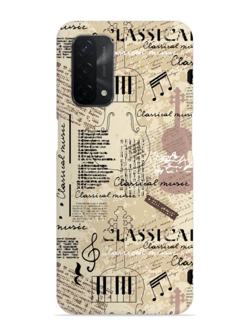 Classical Music Lpattern Snap Case for Oppo A74 (5G) Zapvi