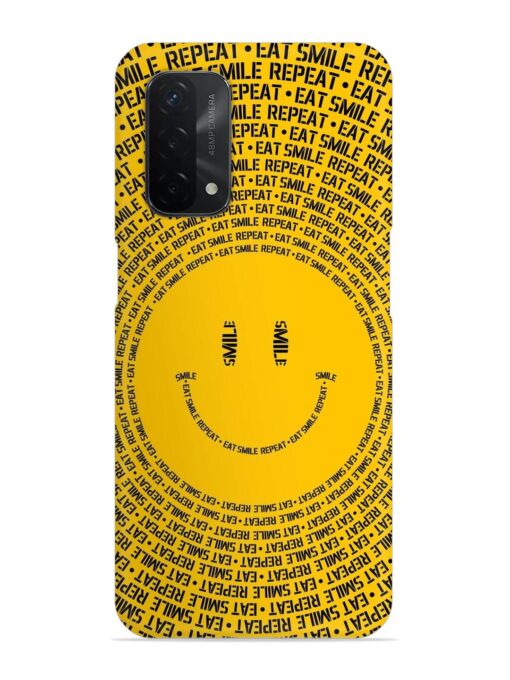 Smiley Snap Case for Oppo A74 (5G) Zapvi