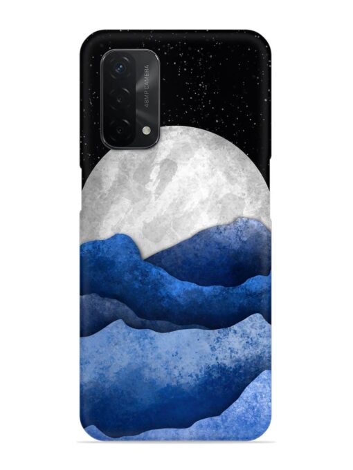 Full Moon Mountain Vector Snap Case for Oppo A74 (5G) Zapvi