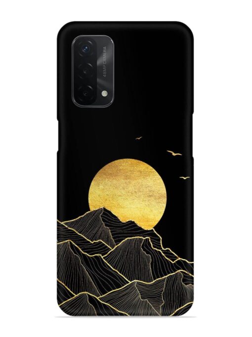 Golden Sunrise Snap Case for Oppo A74 (5G) Zapvi