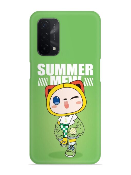 Summer Mew Snap Case for Oppo A74 (5G) Zapvi