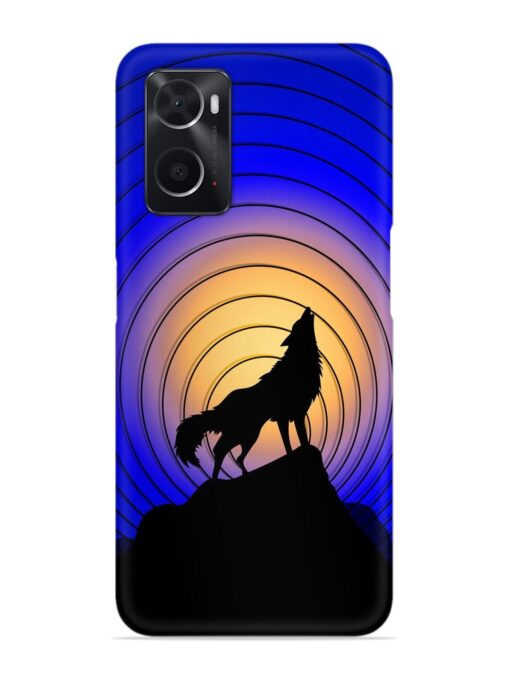 Fox Roaring Design Snap Case for Oppo A76 Zapvi