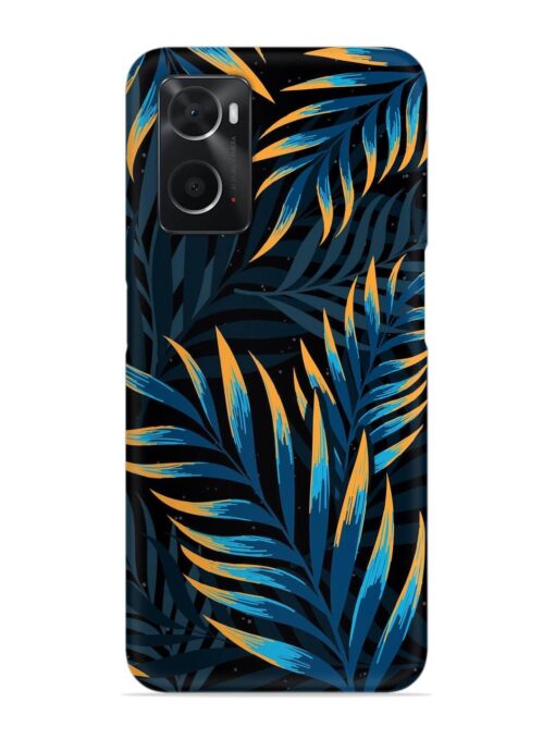 Abstract Leaf Art Snap Case for Oppo A76 Zapvi