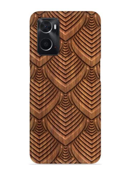 Carved Pattern On Snap Case for Oppo A76 Zapvi