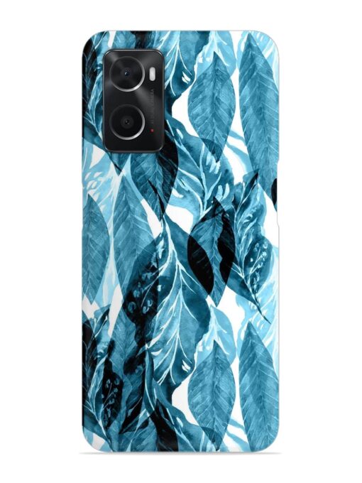 Leaves Pattern Jungle Snap Case for Oppo A76 Zapvi