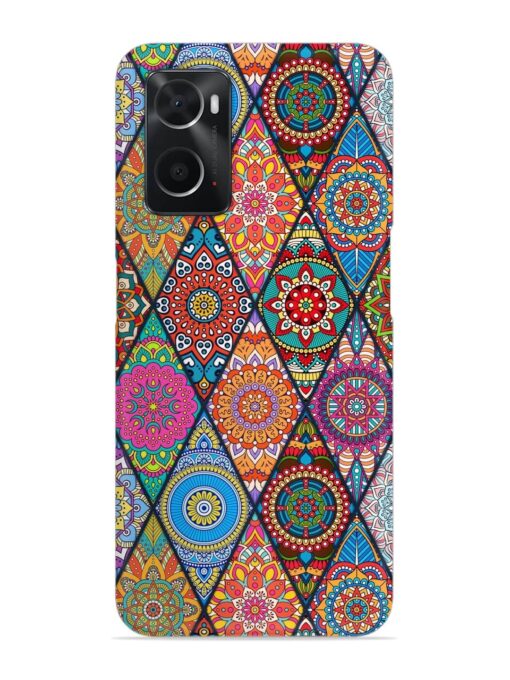 Seamless Tile Pattern Snap Case for Oppo A76 Zapvi