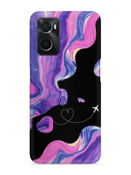 Glitter Art Snap Case for Oppo A76 Zapvi