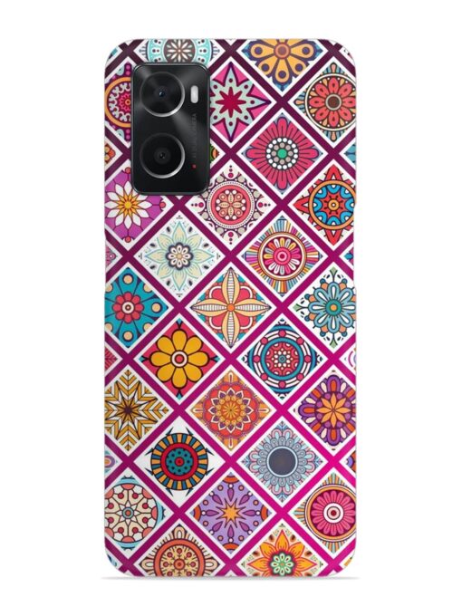 Seamless Tile Pattern Snap Case for Oppo A76 Zapvi