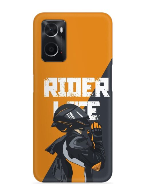 Rider Life Snap Case for Oppo A76 Zapvi