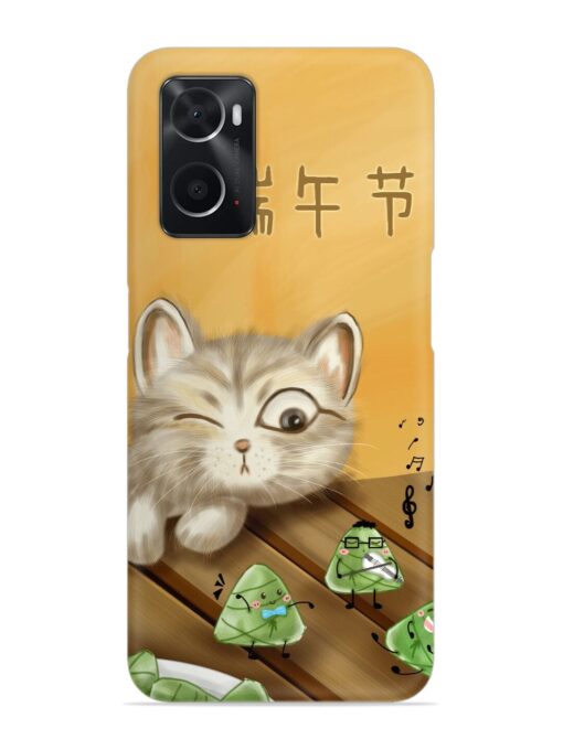 Cat Scorpion Dancing Snap Case for Oppo A76 Zapvi