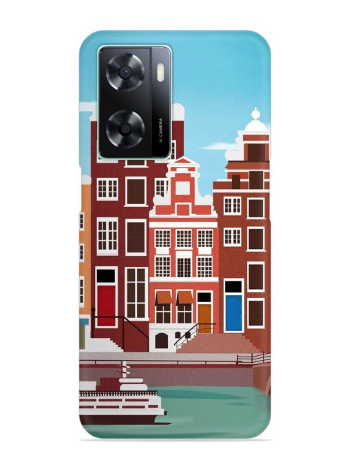 Scenery Architecture Amsterdam Landscape Snap Case for Oppo A77S Zapvi