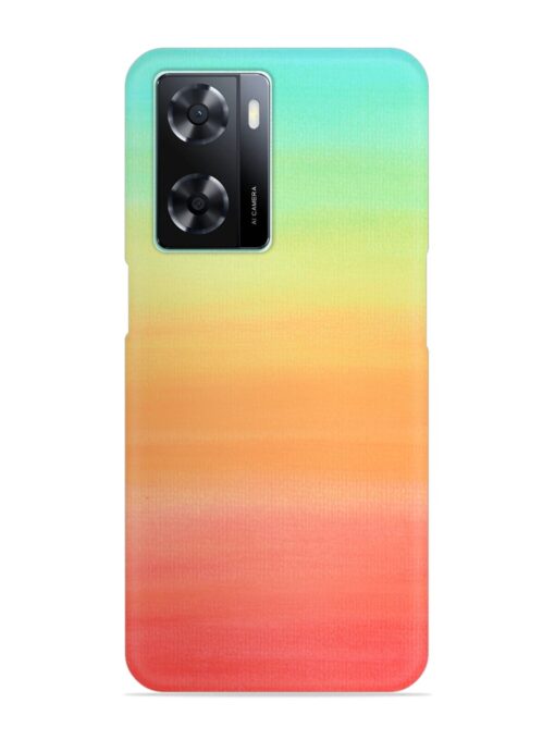 Background Sky Watercolor Snap Case for Oppo A77S Zapvi