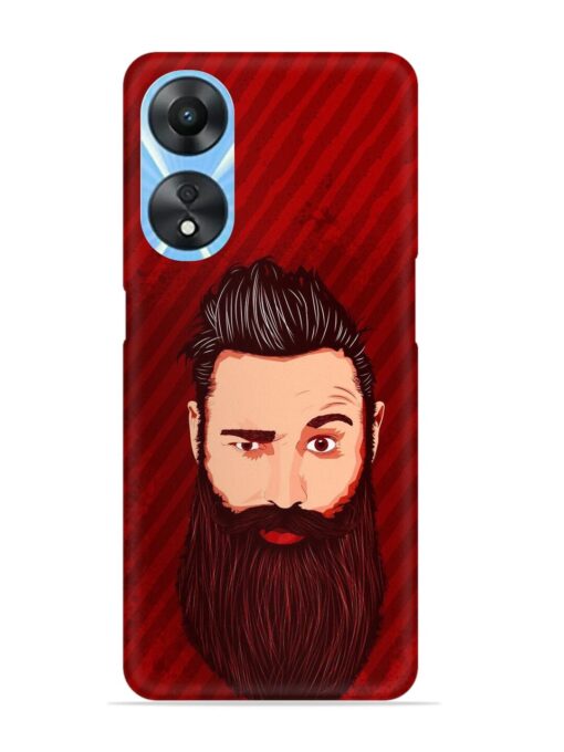 Beardo Man Snap Case for Oppo A78 (5G) Zapvi