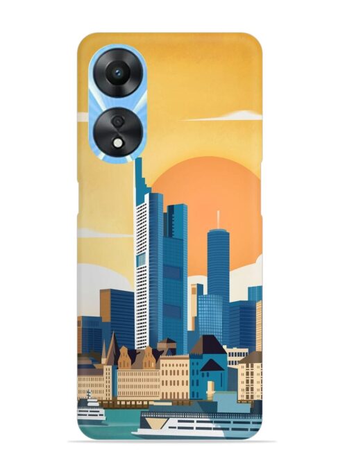 Germany Frankfurt Snap Case for Oppo A78 (5G) Zapvi