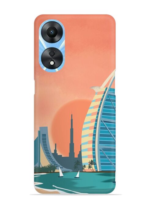 Dubai Architectural Scenery Snap Case for Oppo A78 (5G) Zapvi