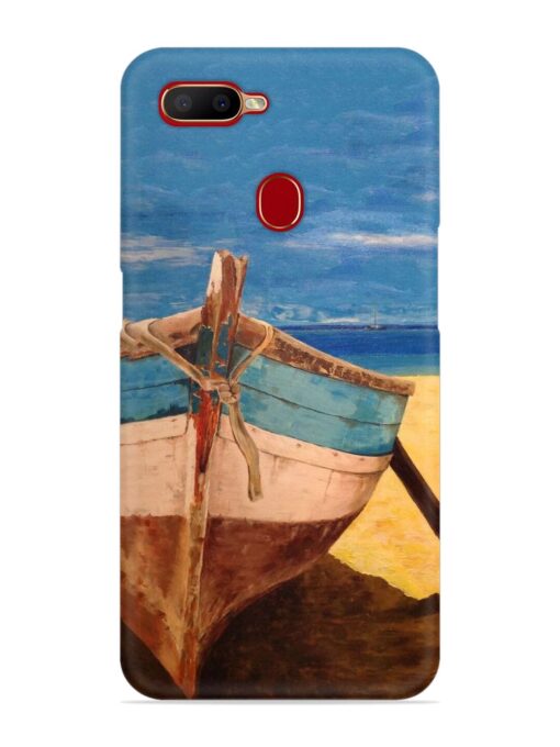 Canvas Painting Snap Case for Oppo A7X Zapvi