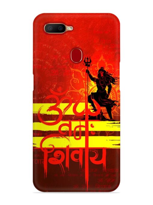 Illustration Lord Shiva Snap Case for Oppo A7X Zapvi