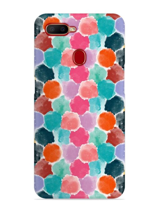 Colorful Seamless Pattern Snap Case for Oppo A7X Zapvi