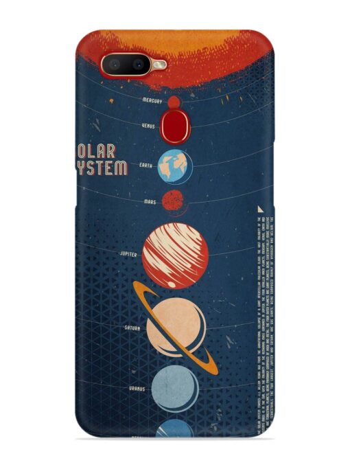 Solar System Vector Snap Case for Oppo A7X Zapvi