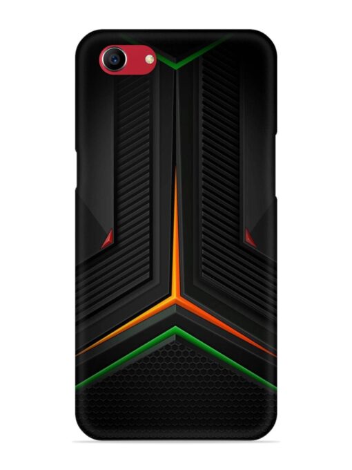 Orange Triangle Light Snap Case for Oppo A83 Zapvi