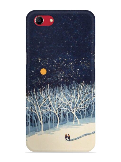 Full Moon Snowshoe Tour Snap Case for Oppo A83 Zapvi