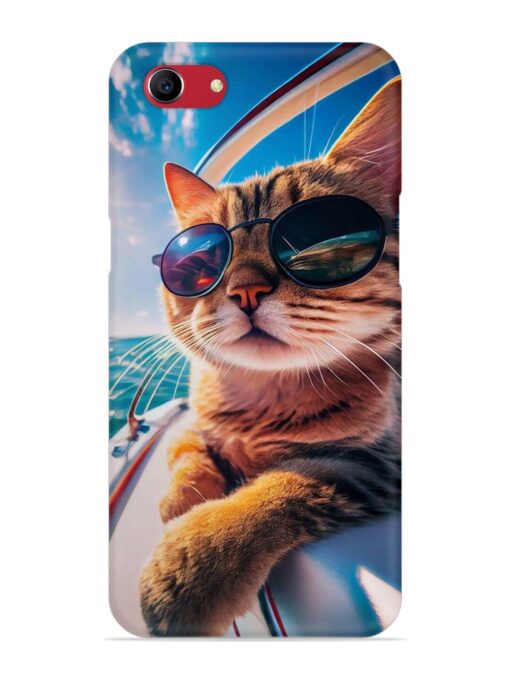 Cat In Style Snap Case for Oppo A83 Zapvi