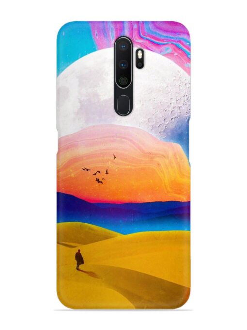 Sandy Desert Snap Case for Oppo A9 (2020) Zapvi