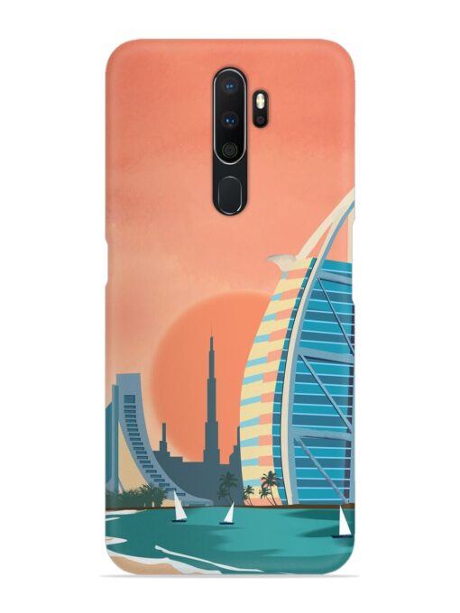 Dubai Architectural Scenery Snap Case for Oppo A9 (2020) Zapvi