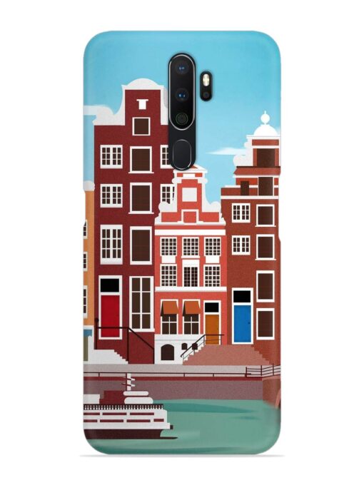 Scenery Architecture Amsterdam Landscape Snap Case for Oppo A9 (2020) Zapvi