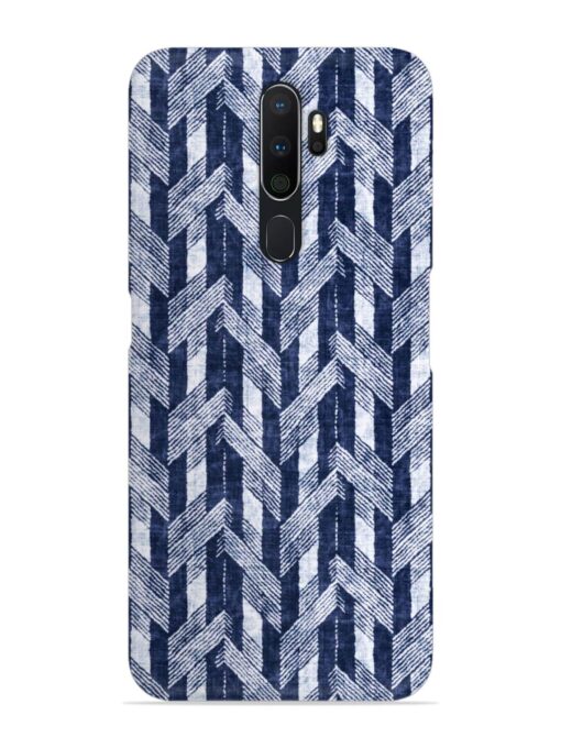 Abstract Herringbone Motif Snap Case for Oppo A9 (2020) Zapvi