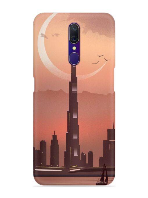 Landmark Burj Khalifa Snap Case for Oppo F11 Zapvi