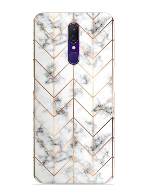 Vector Marble Texture Snap Case for Oppo F11 Zapvi