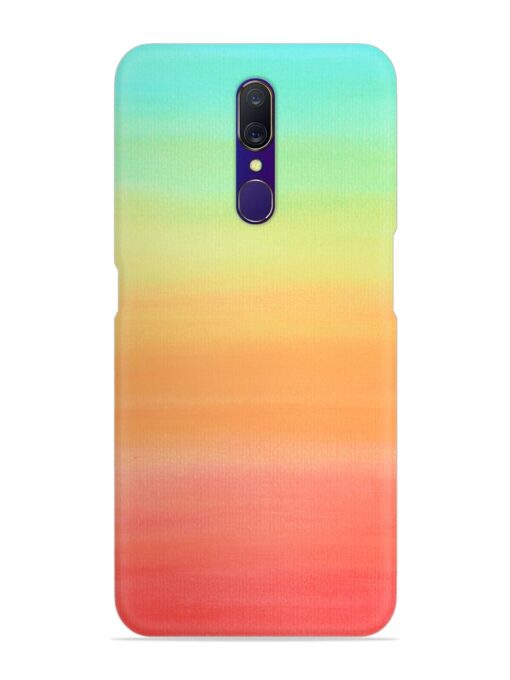 Background Sky Watercolor Snap Case for Oppo F11 Zapvi