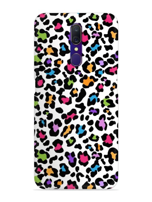 Seamless Leopard Pattern Snap Case for Oppo F11 Zapvi