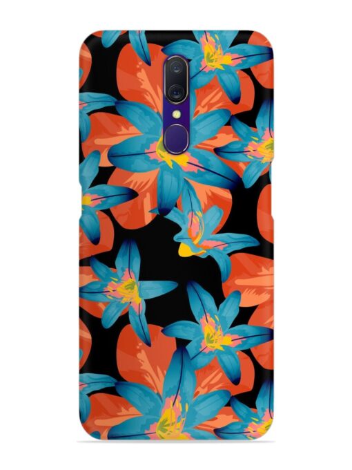 Philippine Flowers Seamless Snap Case for Oppo F11 Zapvi