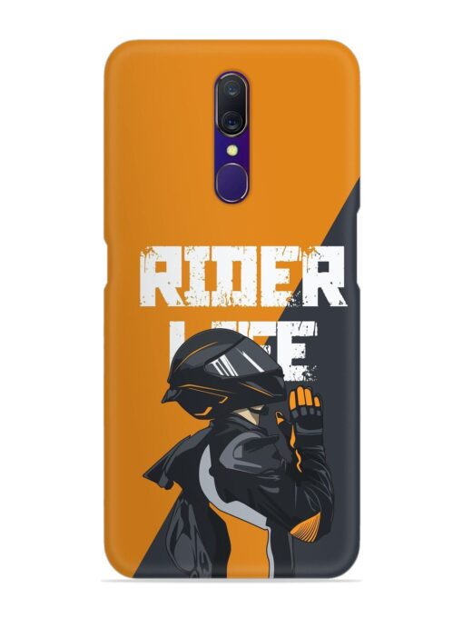 Rider Life Snap Case for Oppo F11 Zapvi