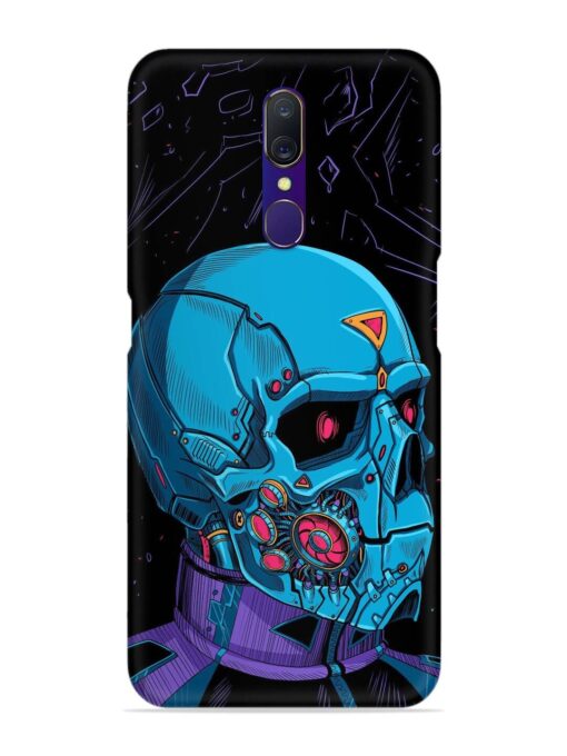 Skull Robo Vector Snap Case for Oppo F11 Zapvi