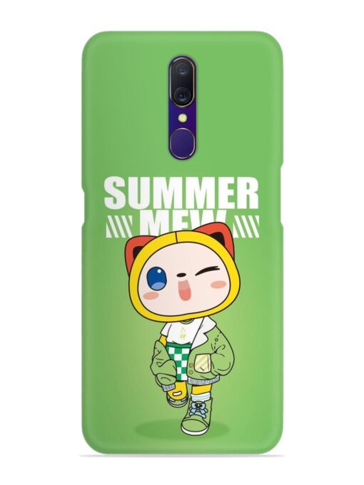 Summer Mew Snap Case for Oppo F11 Zapvi